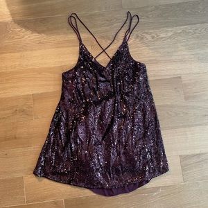 Free People sequence mini dress (long top)